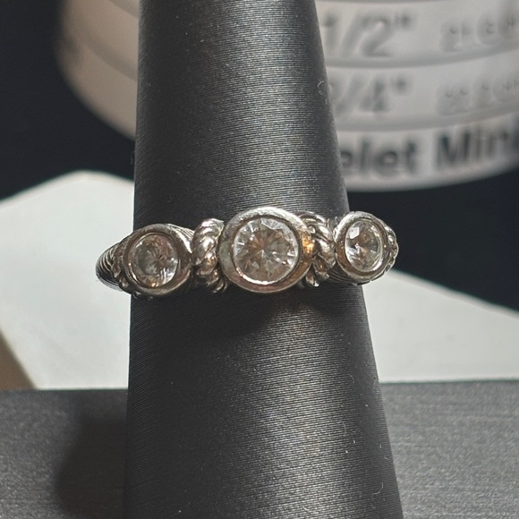 Judith Ripka CZ ring - Picture 2 of 5